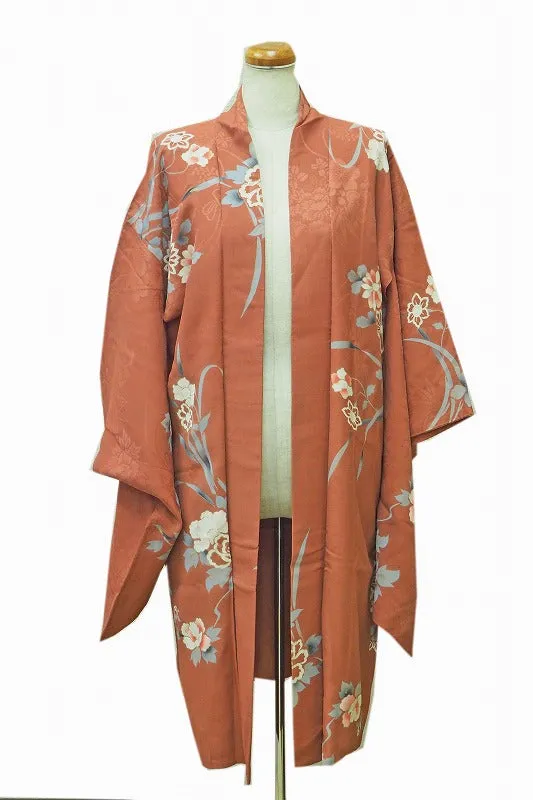 ha0020 haori - haorij Jacket -   Japanese vintage jacket silk