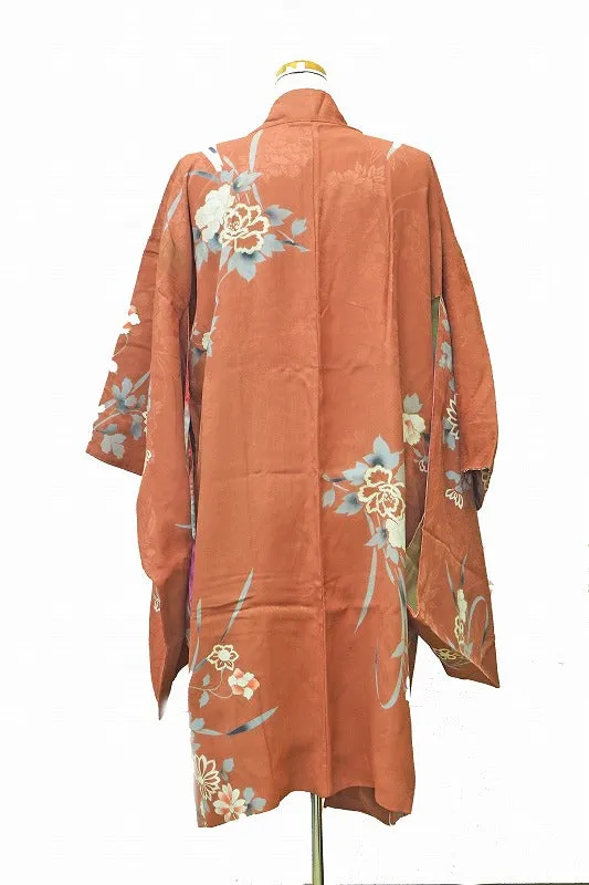 ha0020 haori - haorij Jacket -   Japanese vintage jacket silk