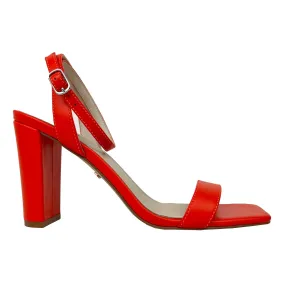 Hailey Dress Sandal In Flame Leather