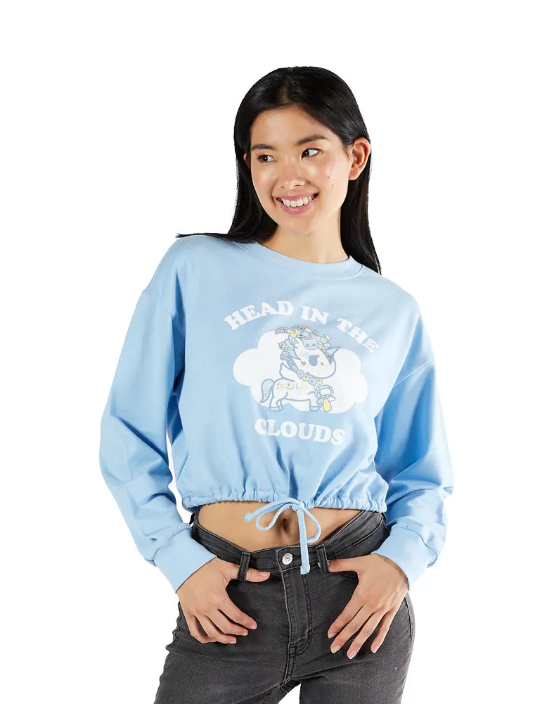 Head in the Clouds Cropped Sweatshirt