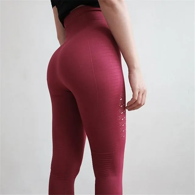 High Waist Seamless Yoga Leggings (5 Colors)