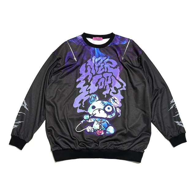 Hypercore "Sicks Chill Bear" zip sweatshirt