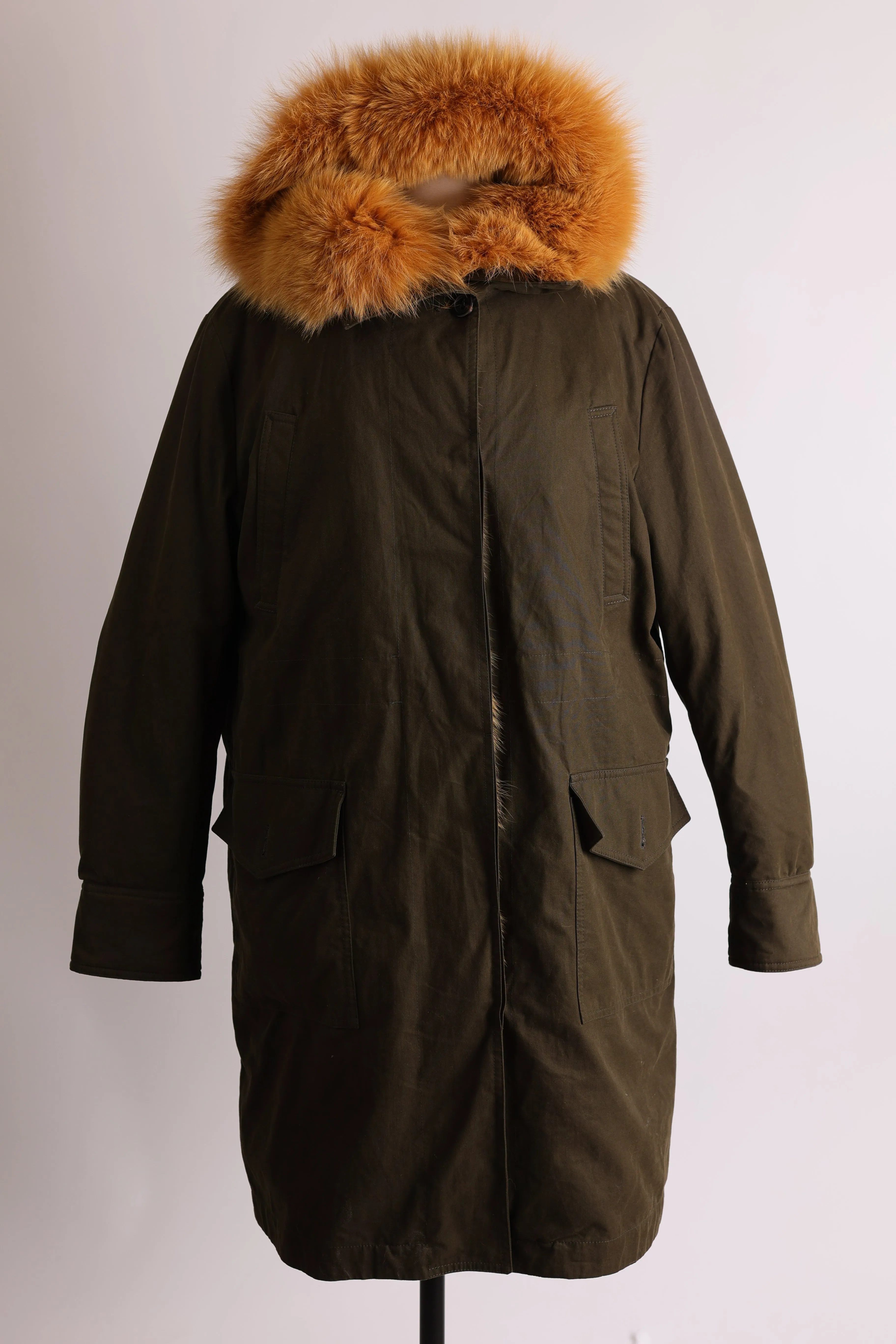 Hypolais Long Fur Trim Down Filled Parka