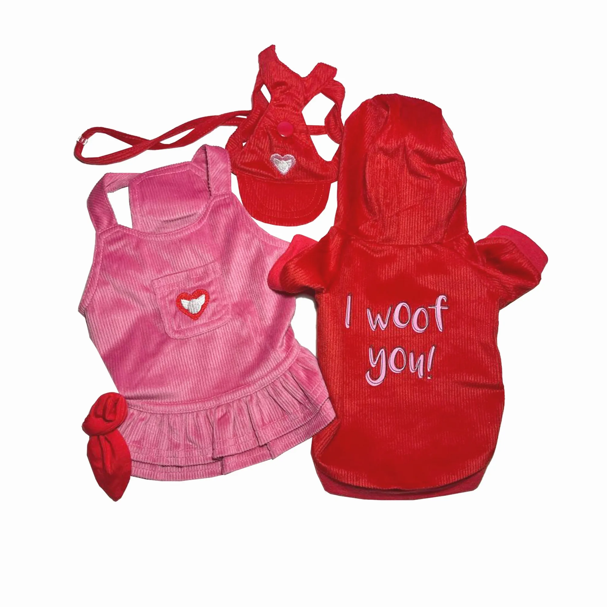 I Woof You Pet Hoodie | Pet Apparel | Toy Doggie Brand