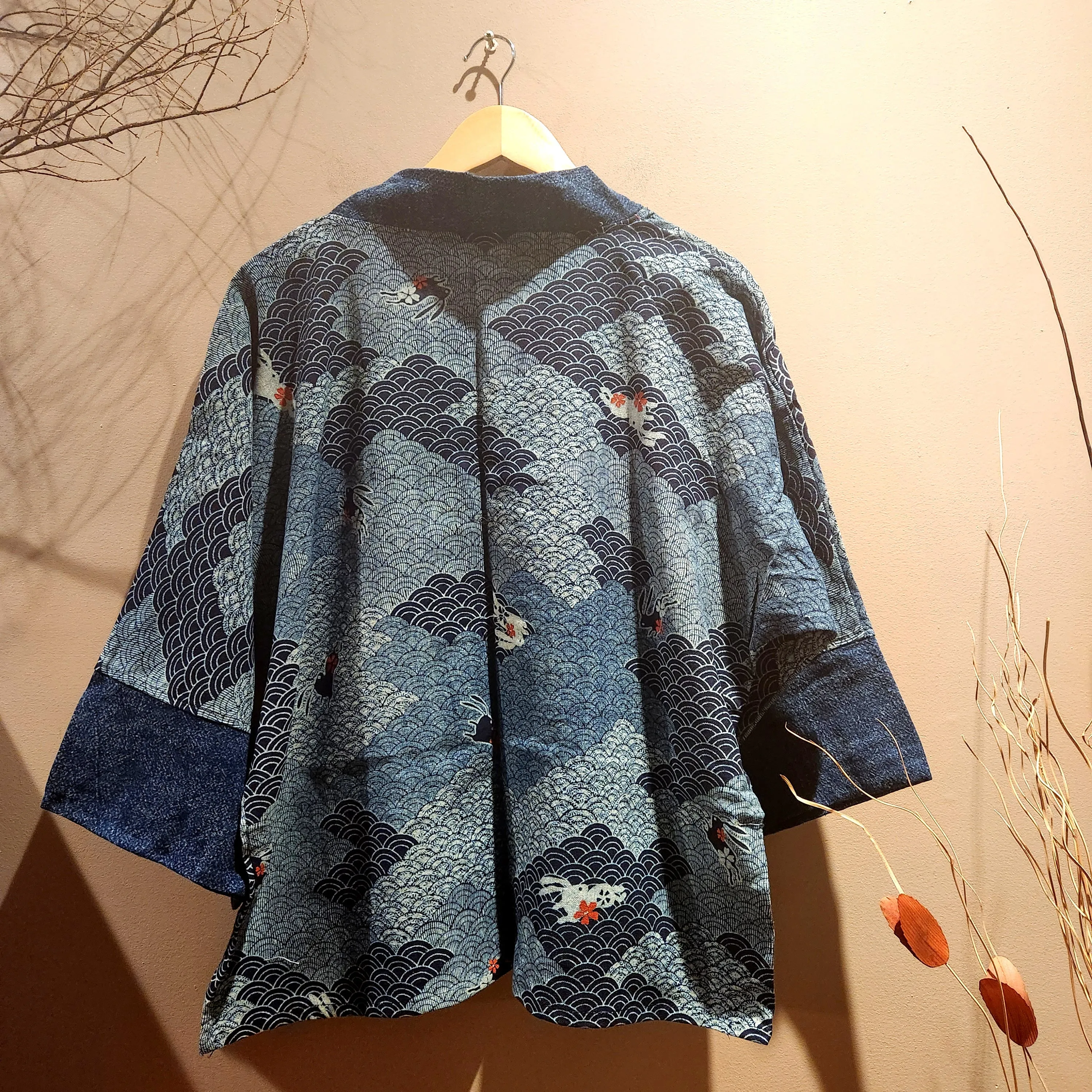 Indigo Bunny Haori Jacket