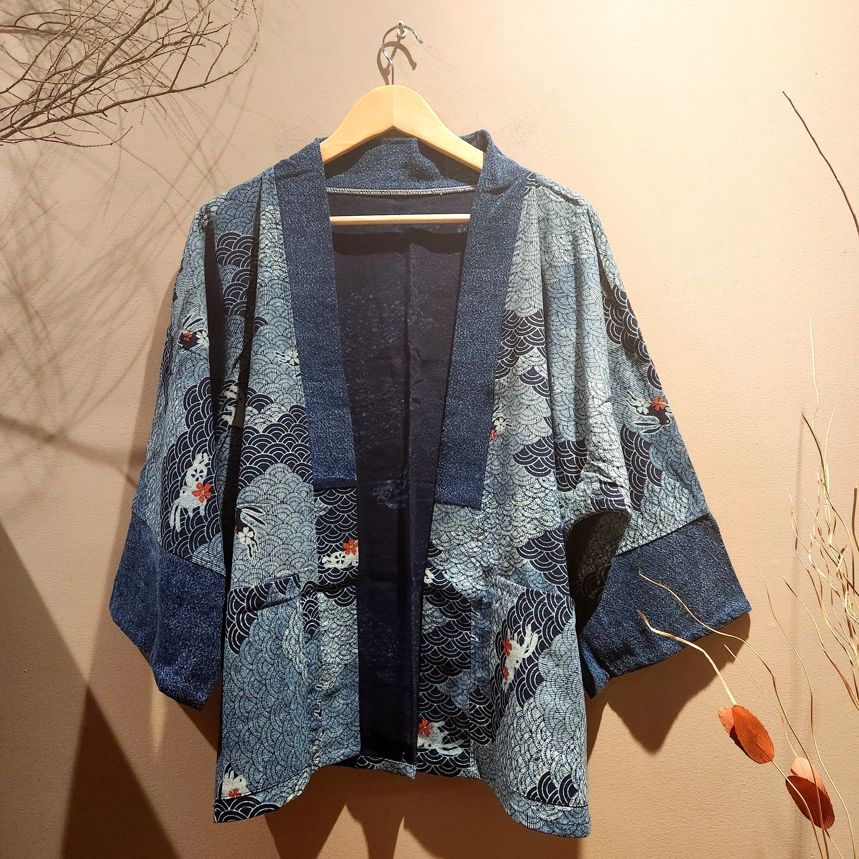 Indigo Bunny Haori Jacket