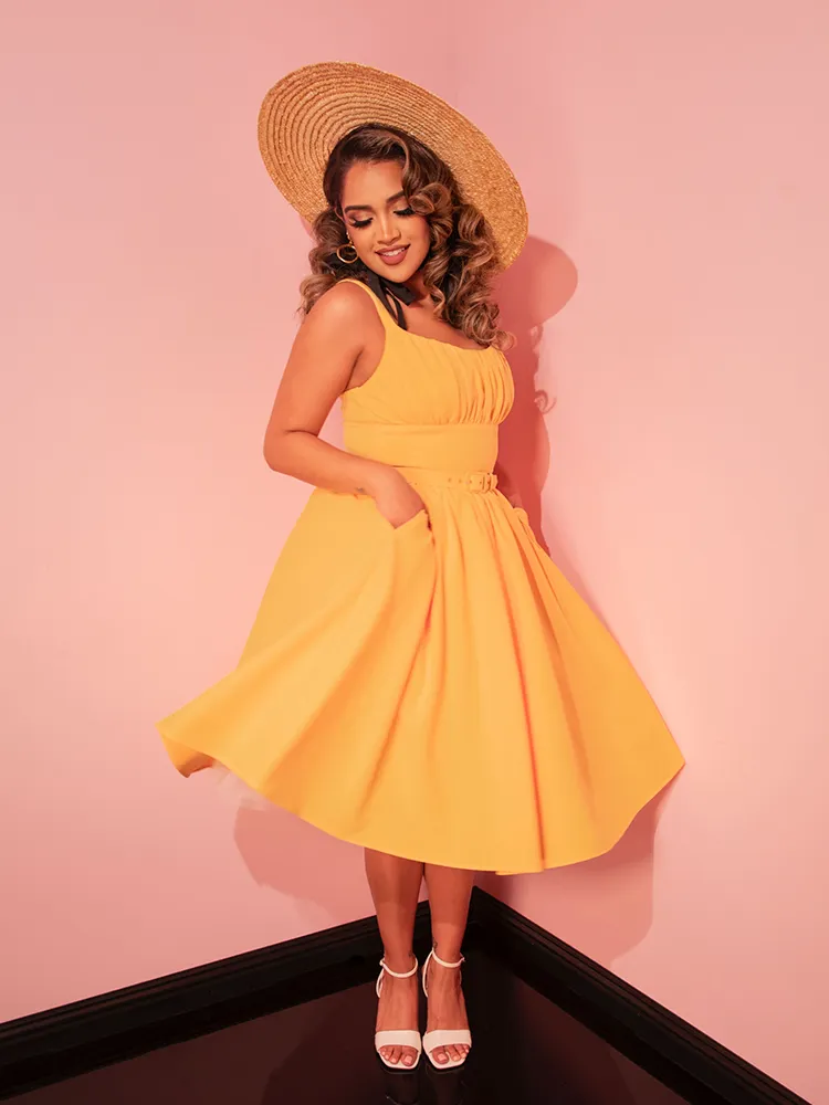 Ingenue Dress in Sunshine Yellow - Vixen by Micheline Pitt