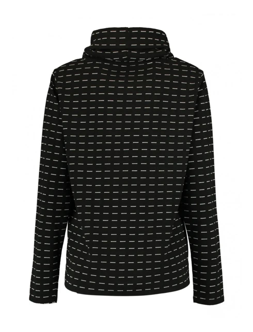 Inna Black Dotted Line Sweatshirt