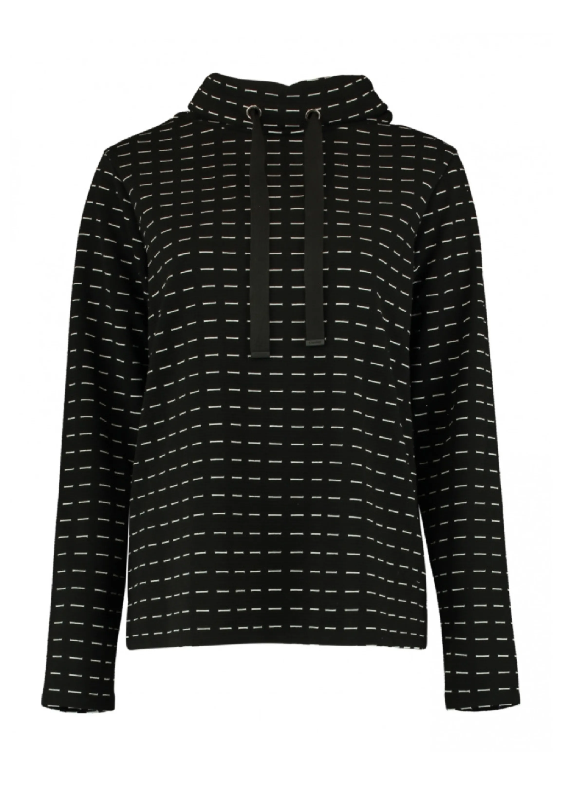 Inna Black Dotted Line Sweatshirt