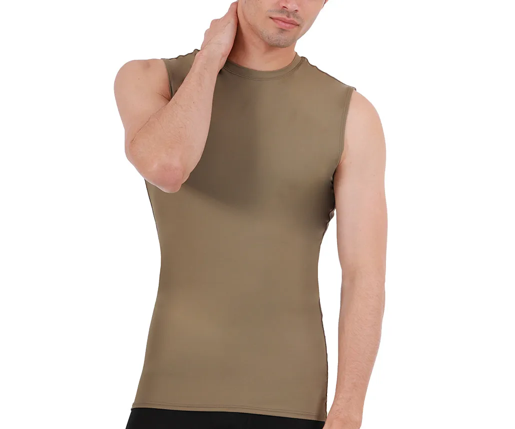 Insta Slim Big and Tall Medium Compression Sleeveless Shirt 2MAT018BT