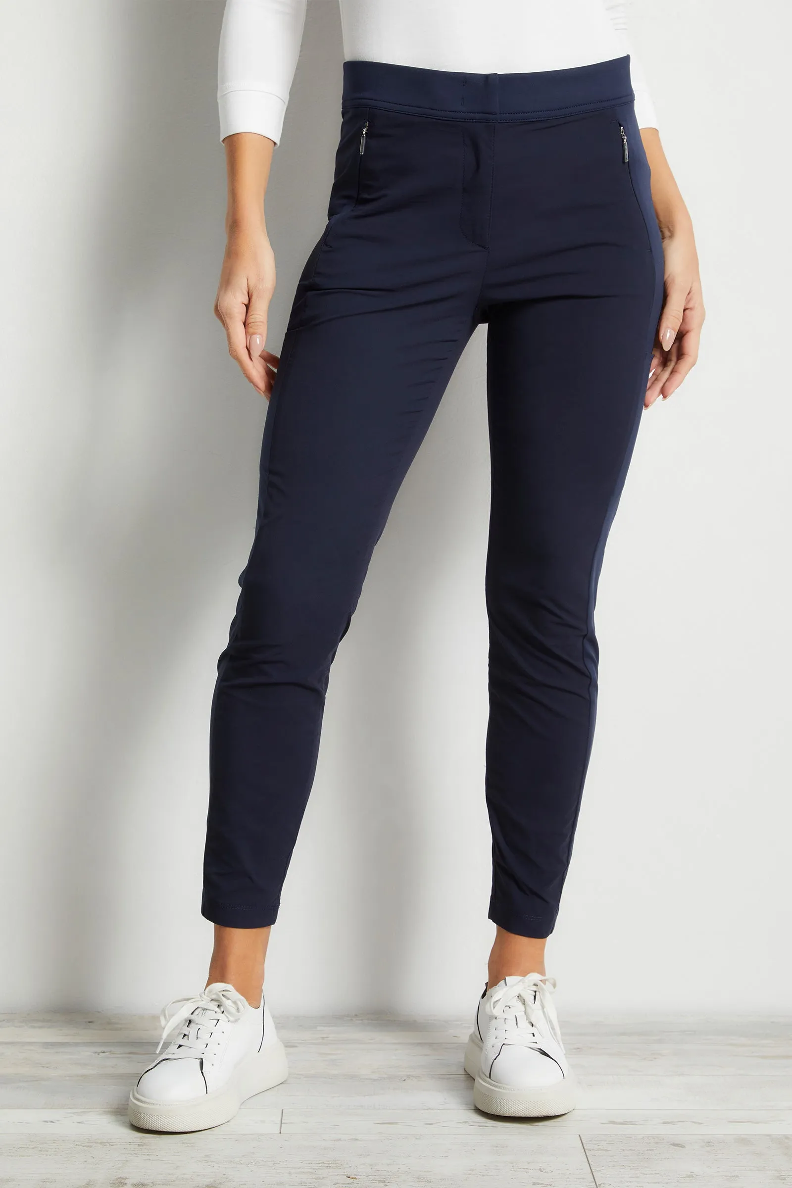 Ipant Hybrid Zip Front Slim Fit Pant