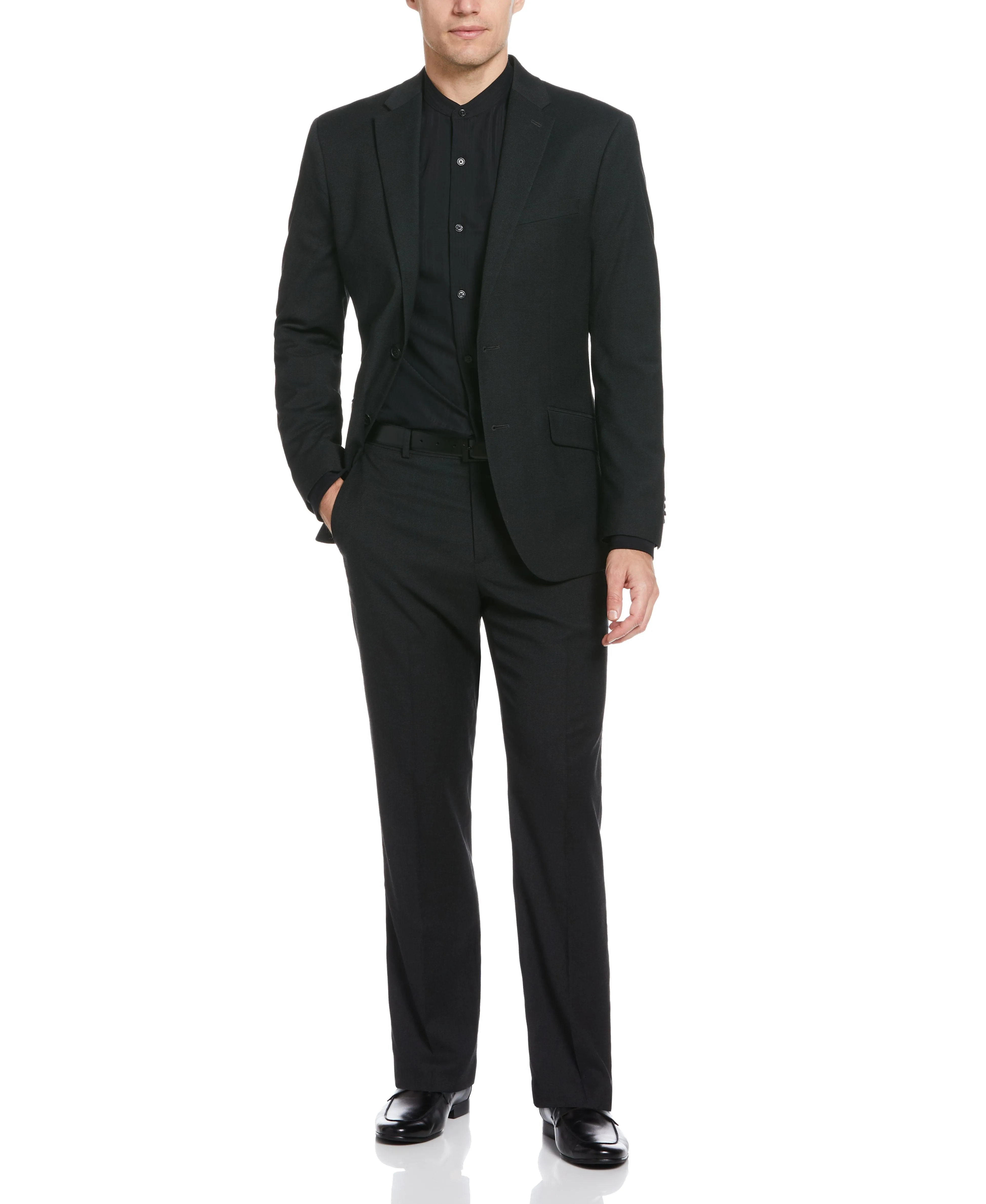 Machine Washable Textured Suit Jacket