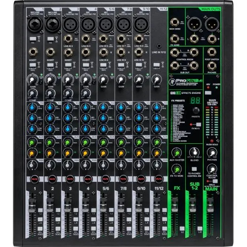 Mackie PROFX12V3 12-Channel Professional Effects Mixer with USB (DEMO)