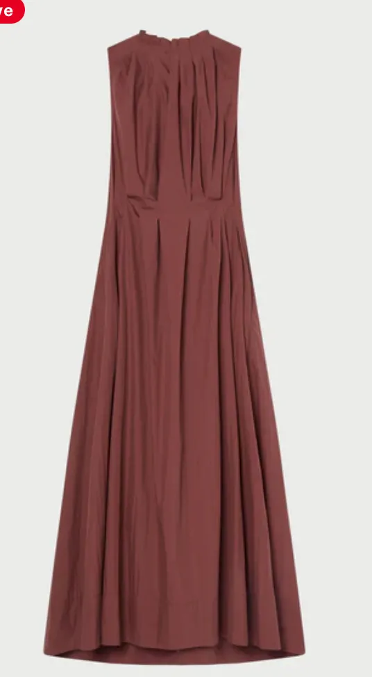 Mina plum maxi dress