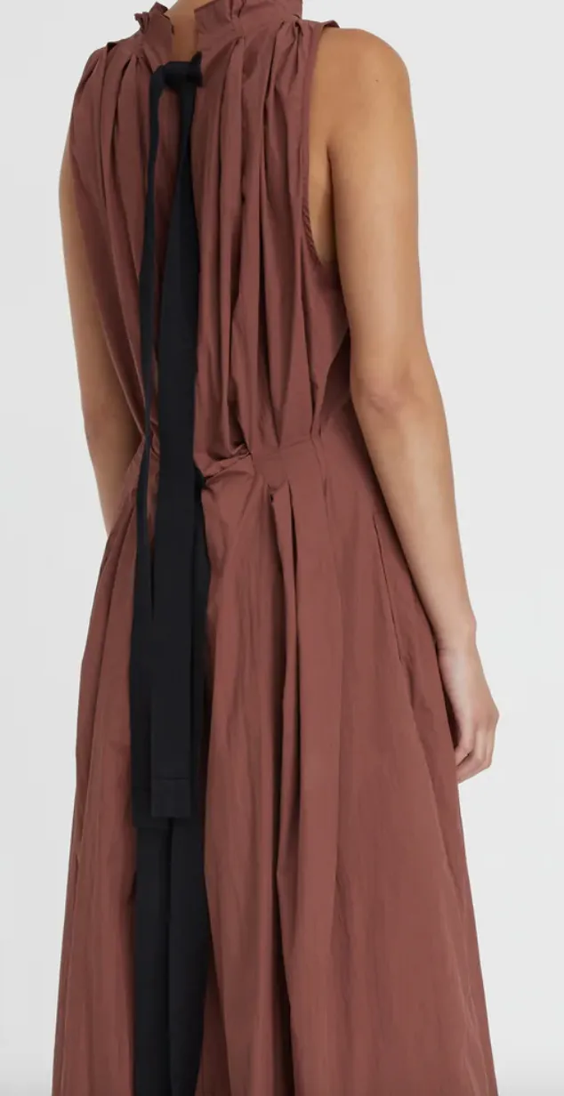 Mina plum maxi dress