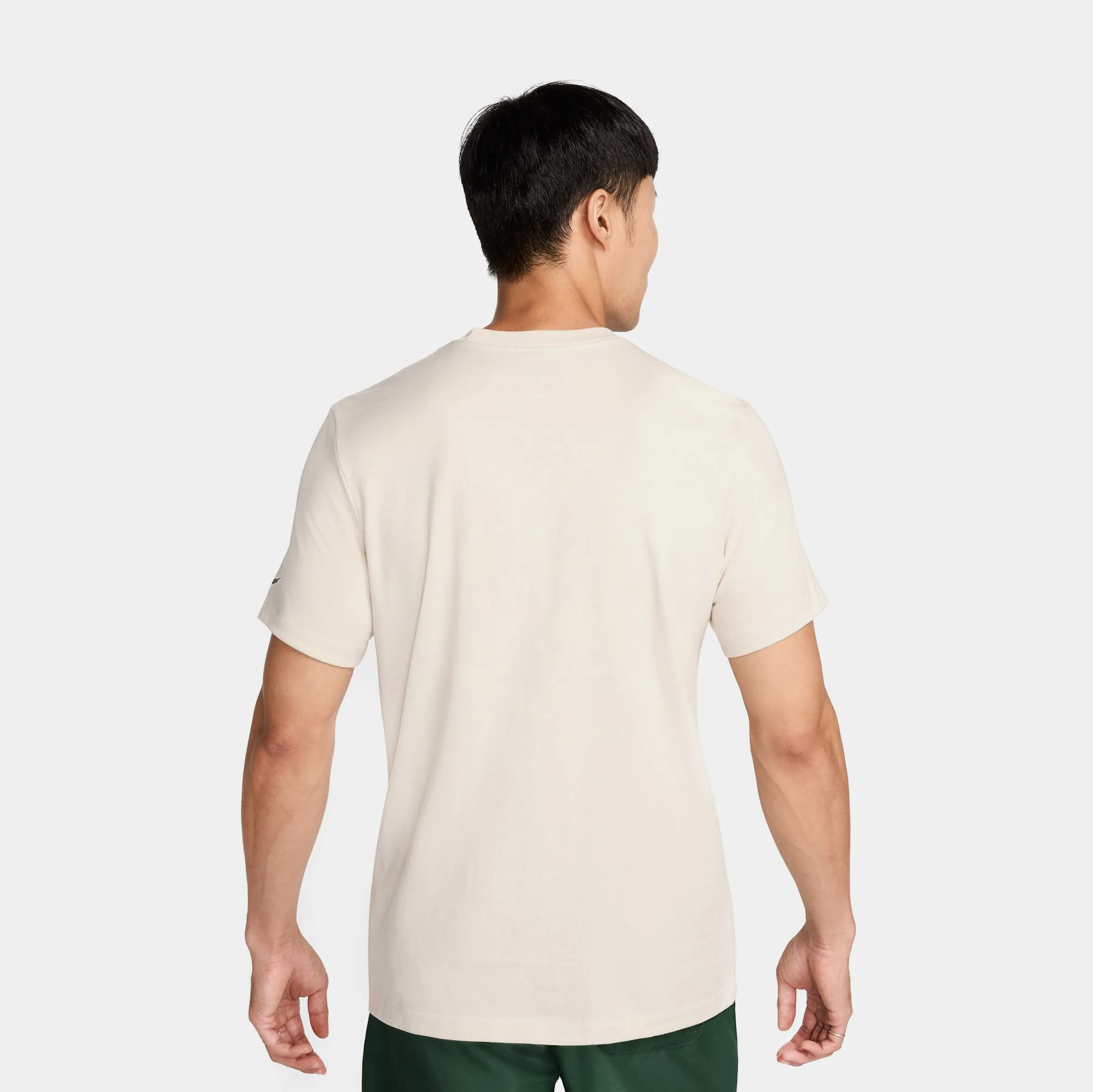 NSW Crew Block Mens Short Sleeve Shirt (Beige/Green)