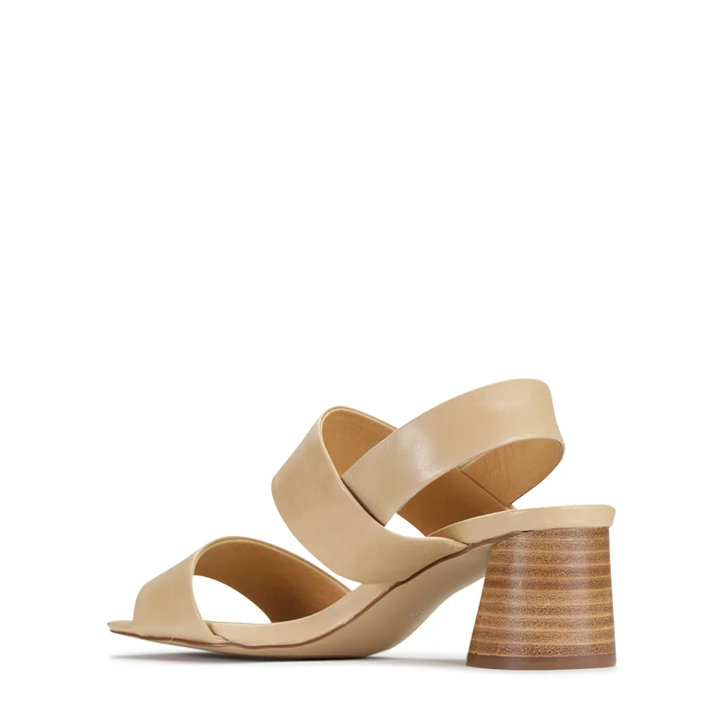 Peto Leather Sling Back Sandals