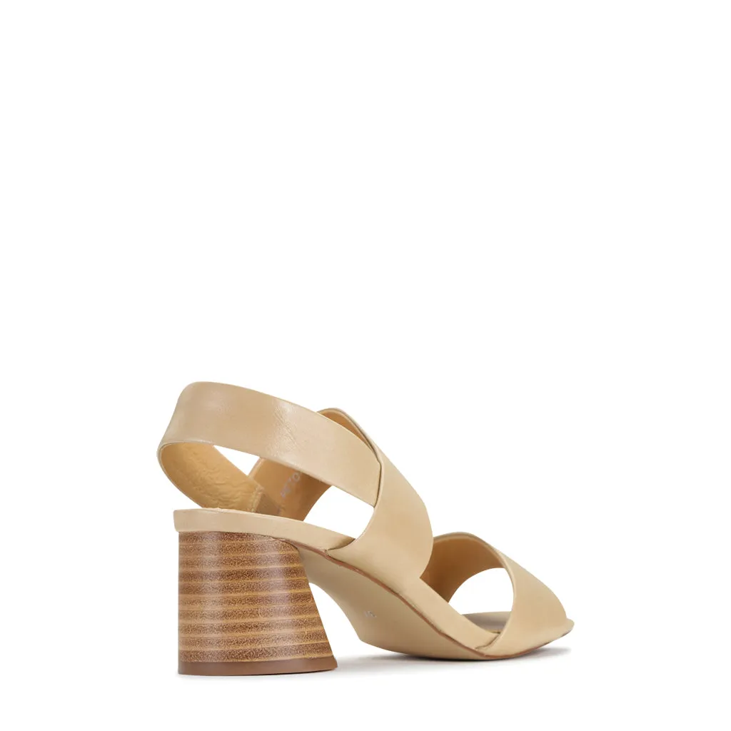 Peto Leather Sling Back Sandals