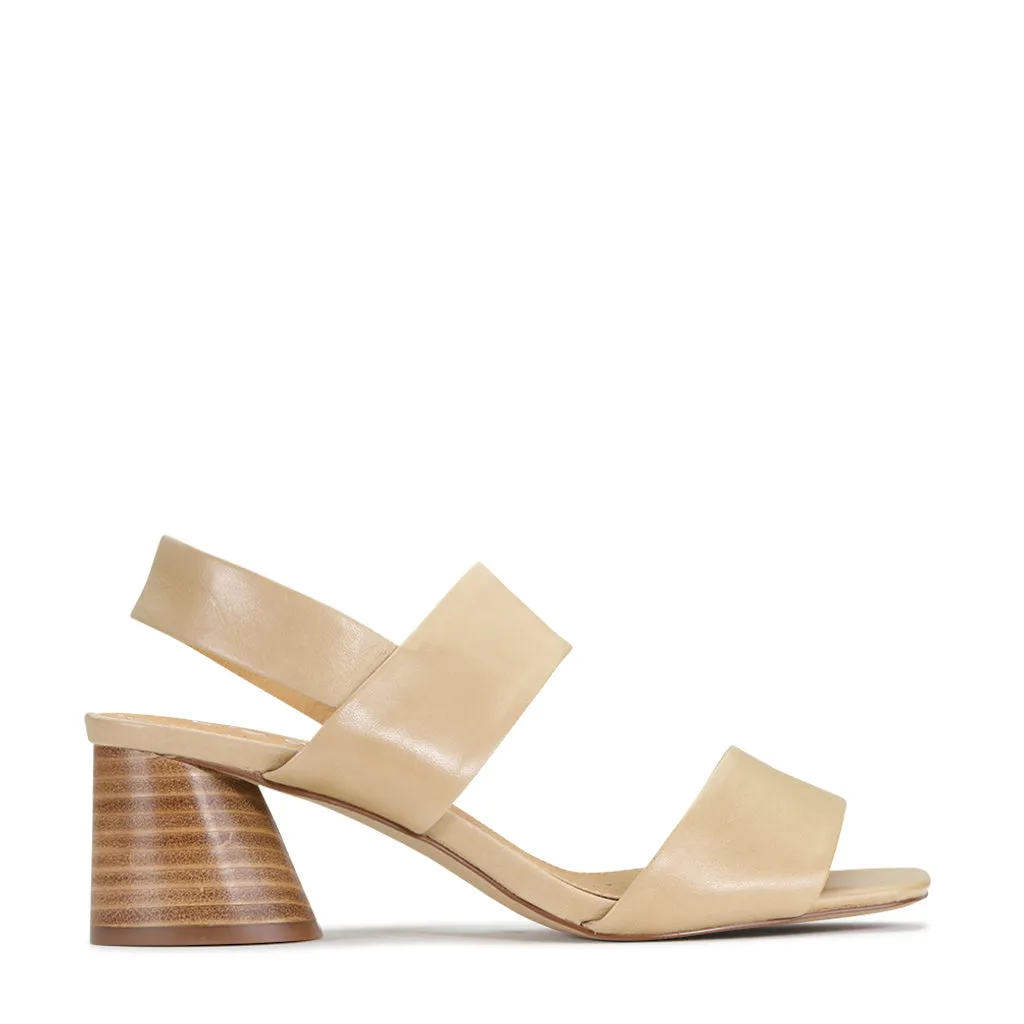 Peto Leather Sling Back Sandals