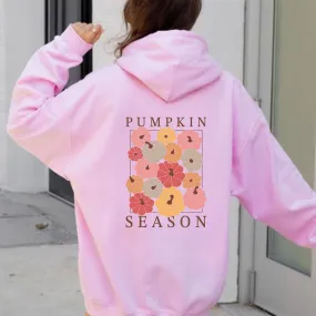 Pumpkin Season Boho Pumpkin Hoodie