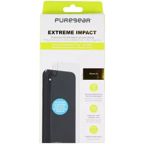 PureGear Extreme Impact Back Screen for iPhone XR - Clear / Back Side Only