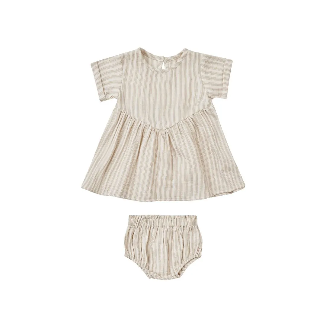 Quincy Mae - Brielle Dress - Vintage Stripe