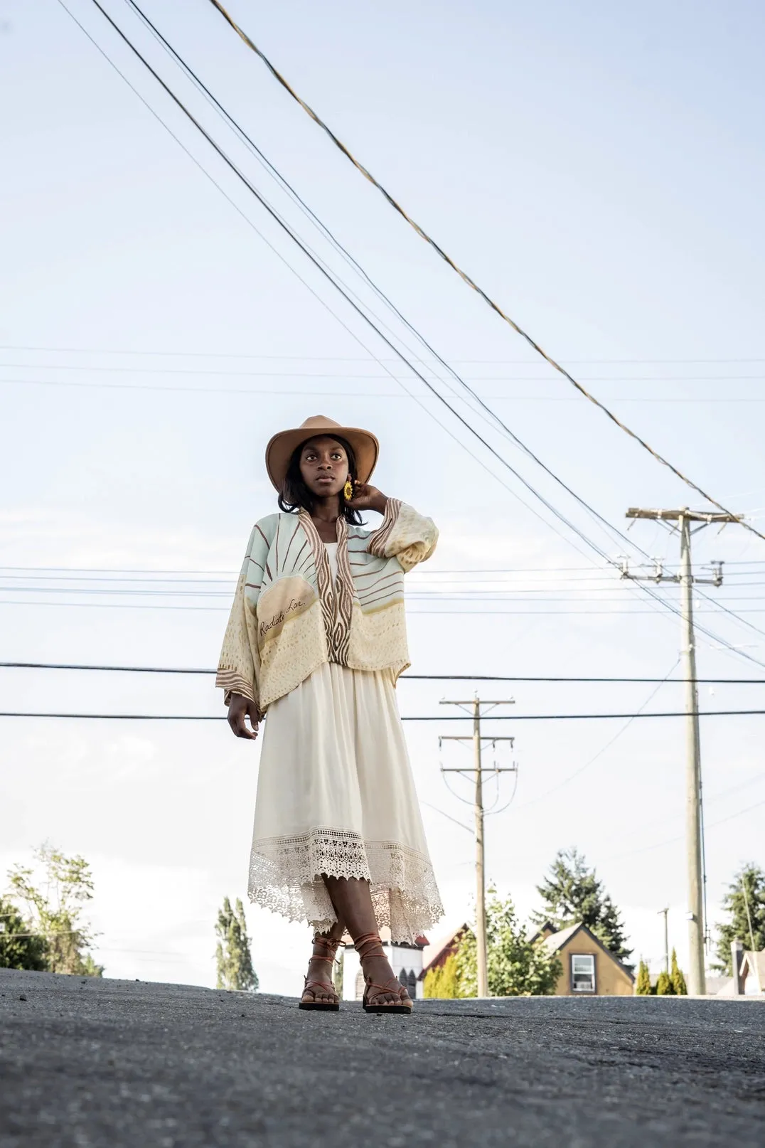 Radiate Love Cropped Bamboo Kimono Cardigan