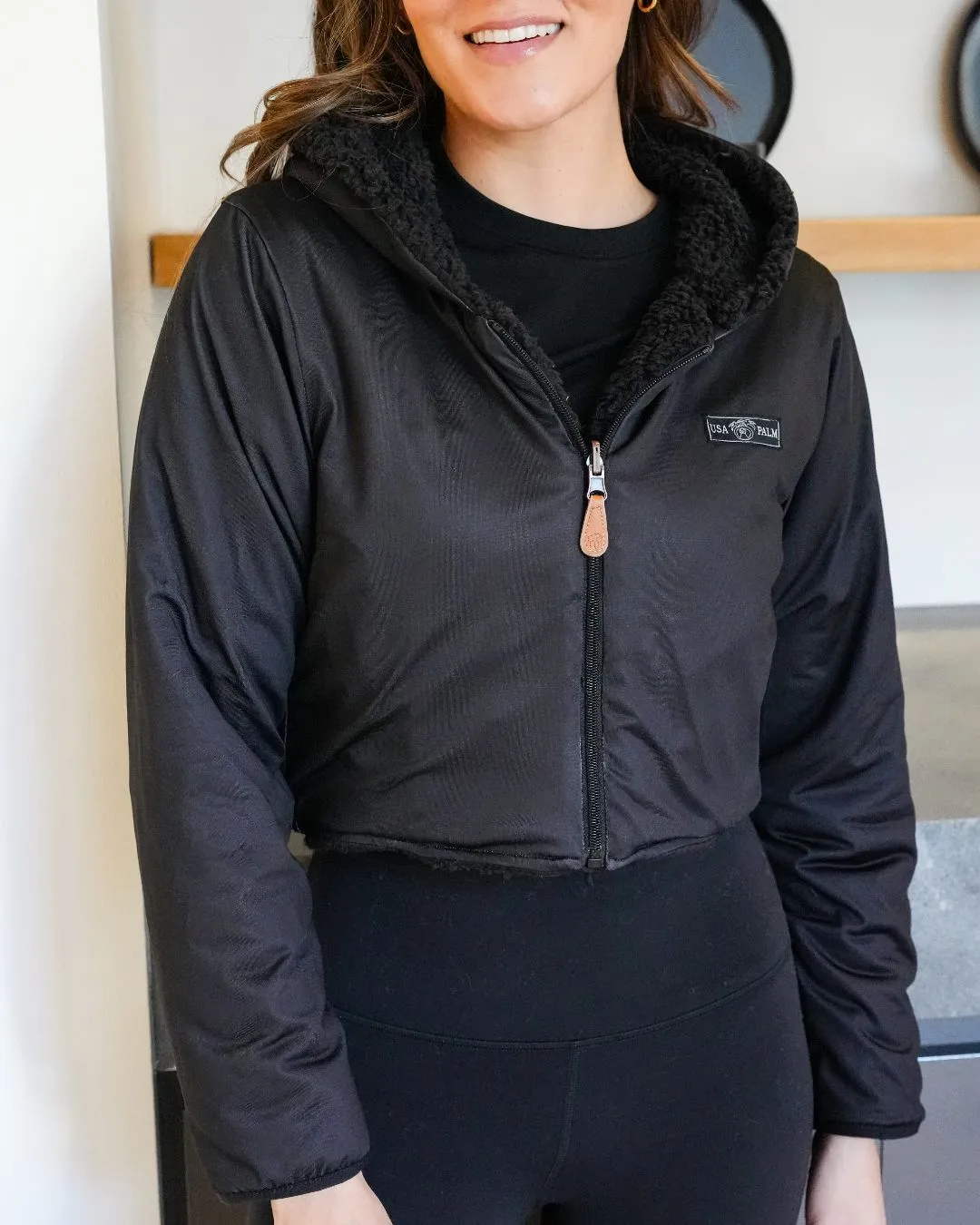 Reversible Womens Full Zip Hoodie