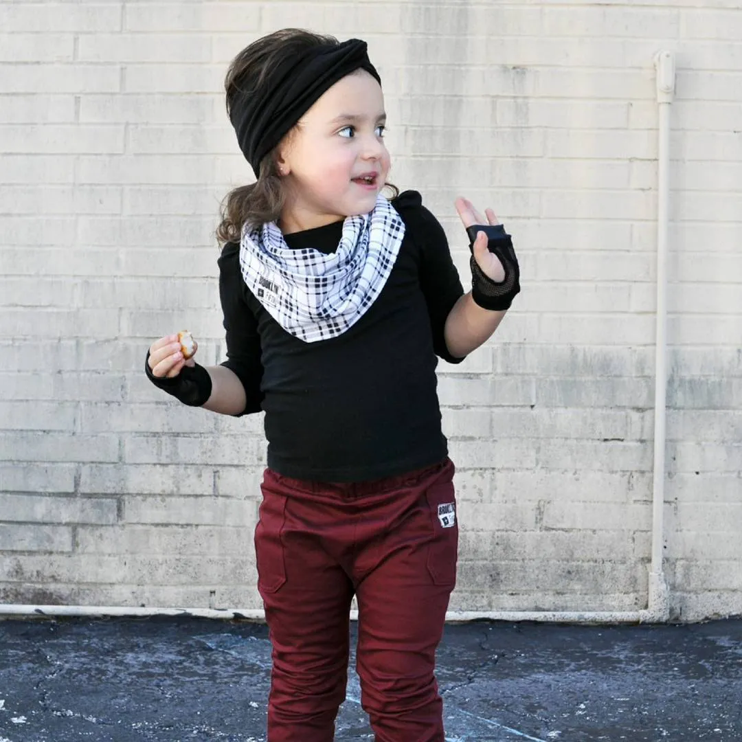 Rockstar Studded Vegan Leather custom fingerless gloves for kids and Adults