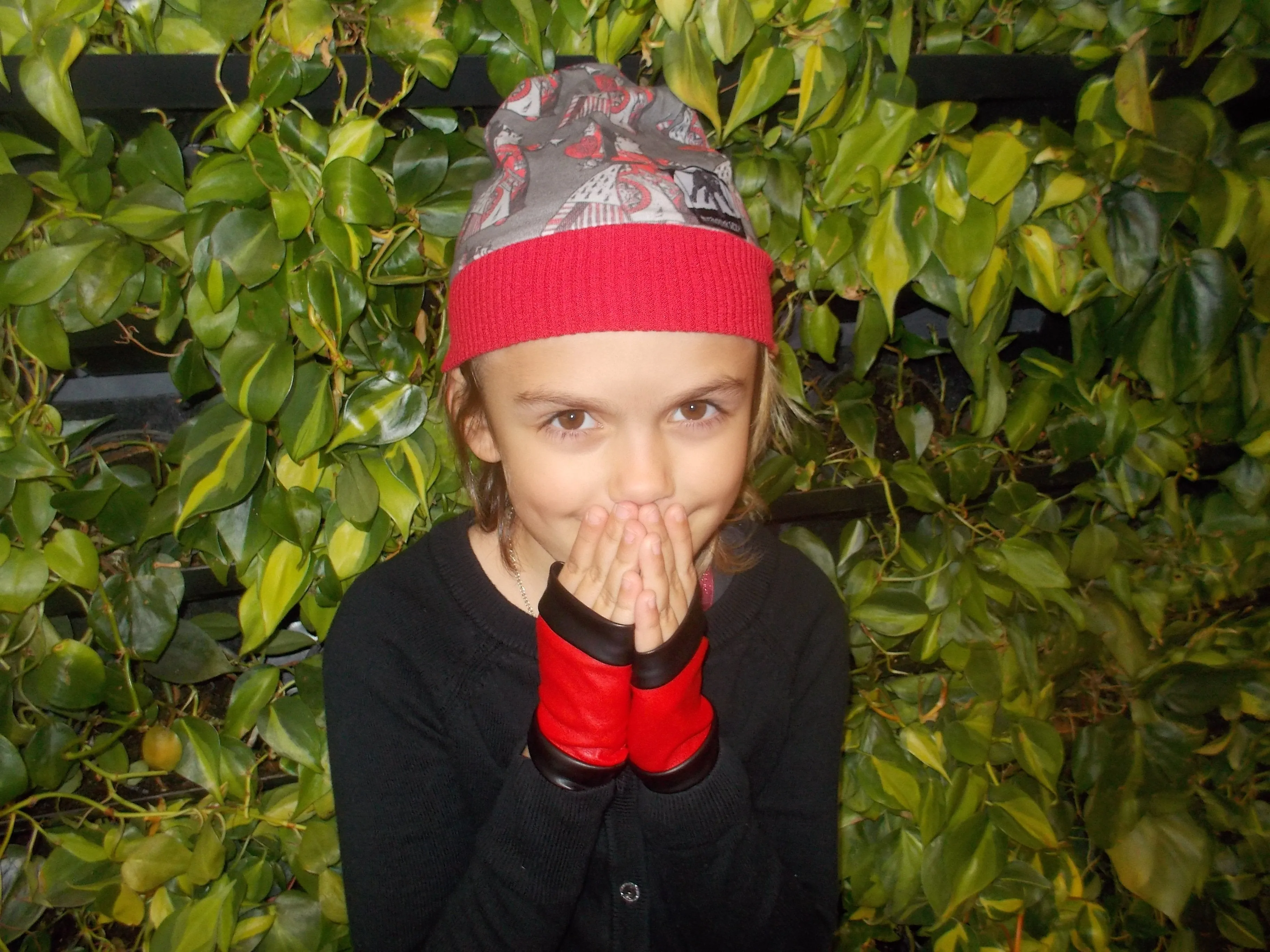 Rockstar Studded Vegan Leather custom fingerless gloves for kids and Adults