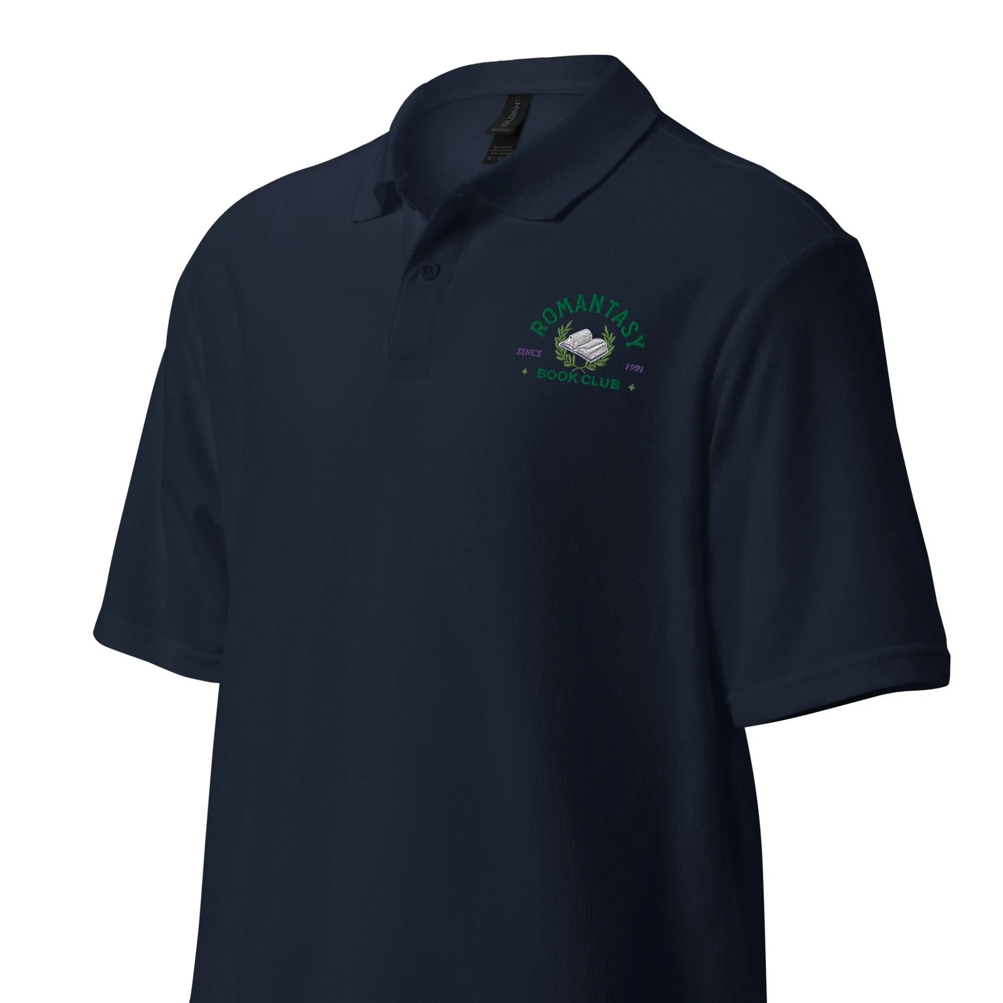 Romantasy Book Club Pique Polo Shirt