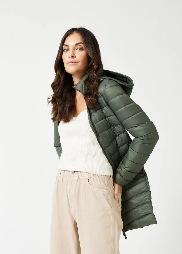 Sage Duck Down Puffer Coat