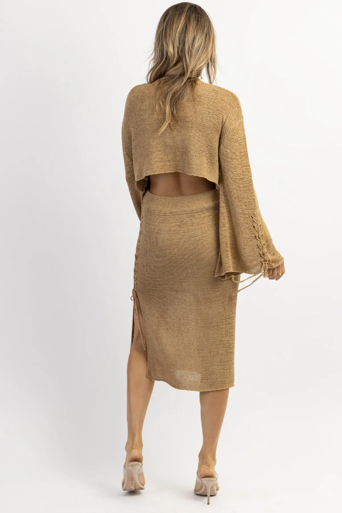 SANTA LUZ MOCHA SKIRT SET