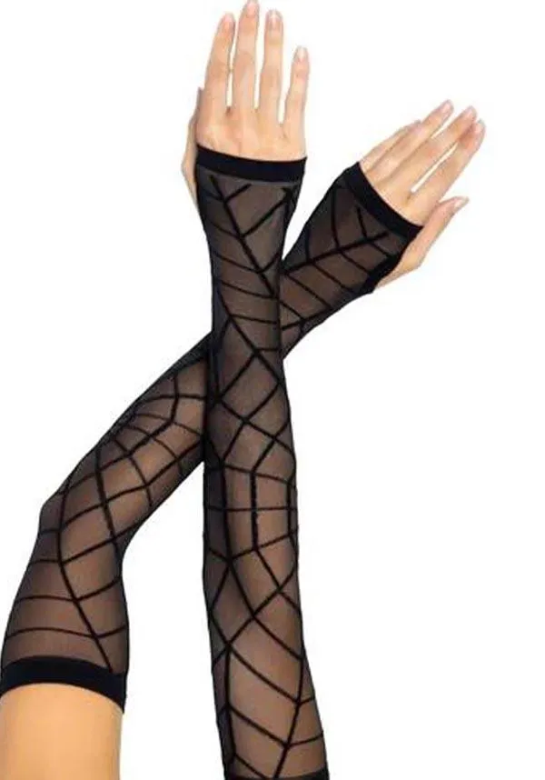 Sheer Spiderweb | ARM WARMER GLOVES