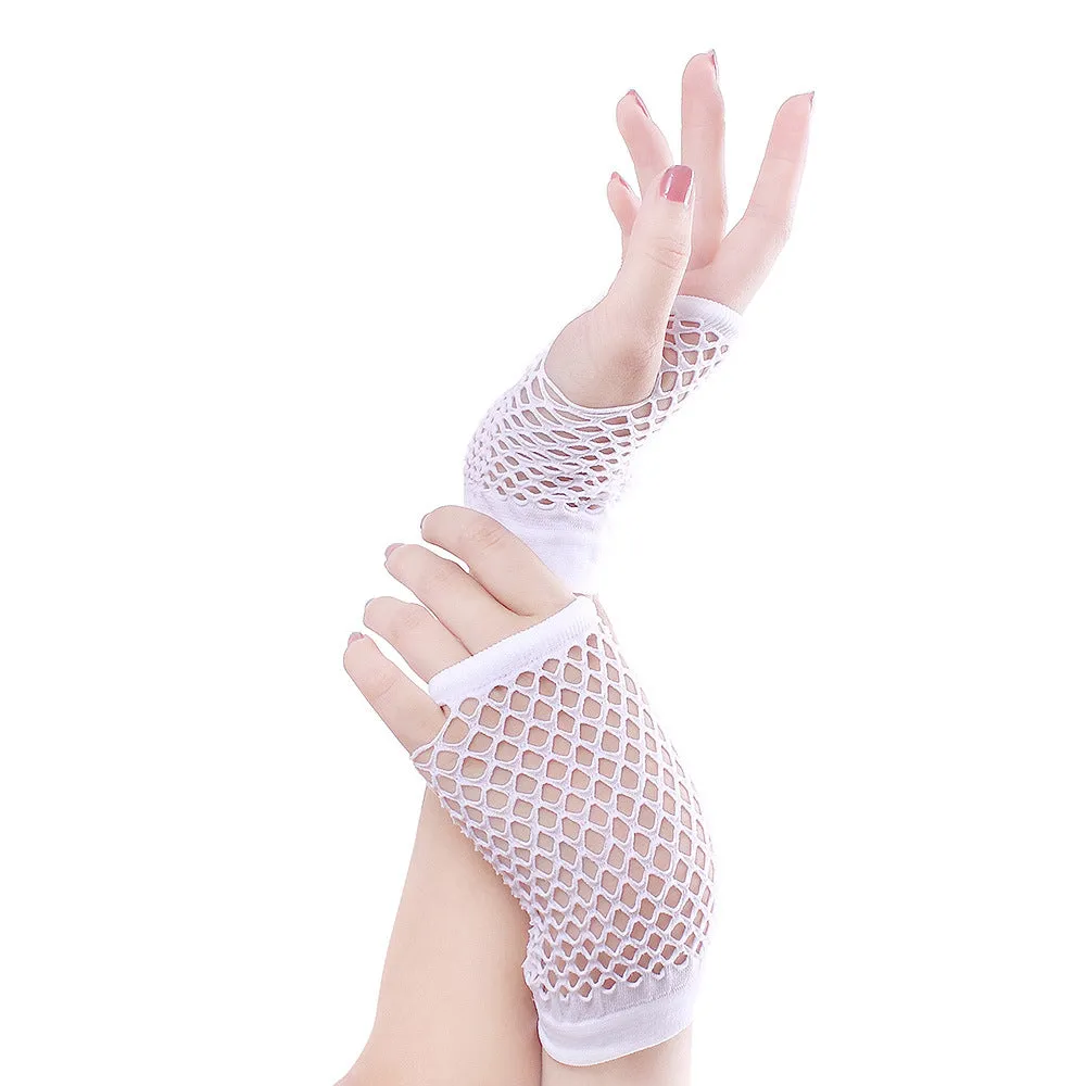 Short Fishnet Gloves