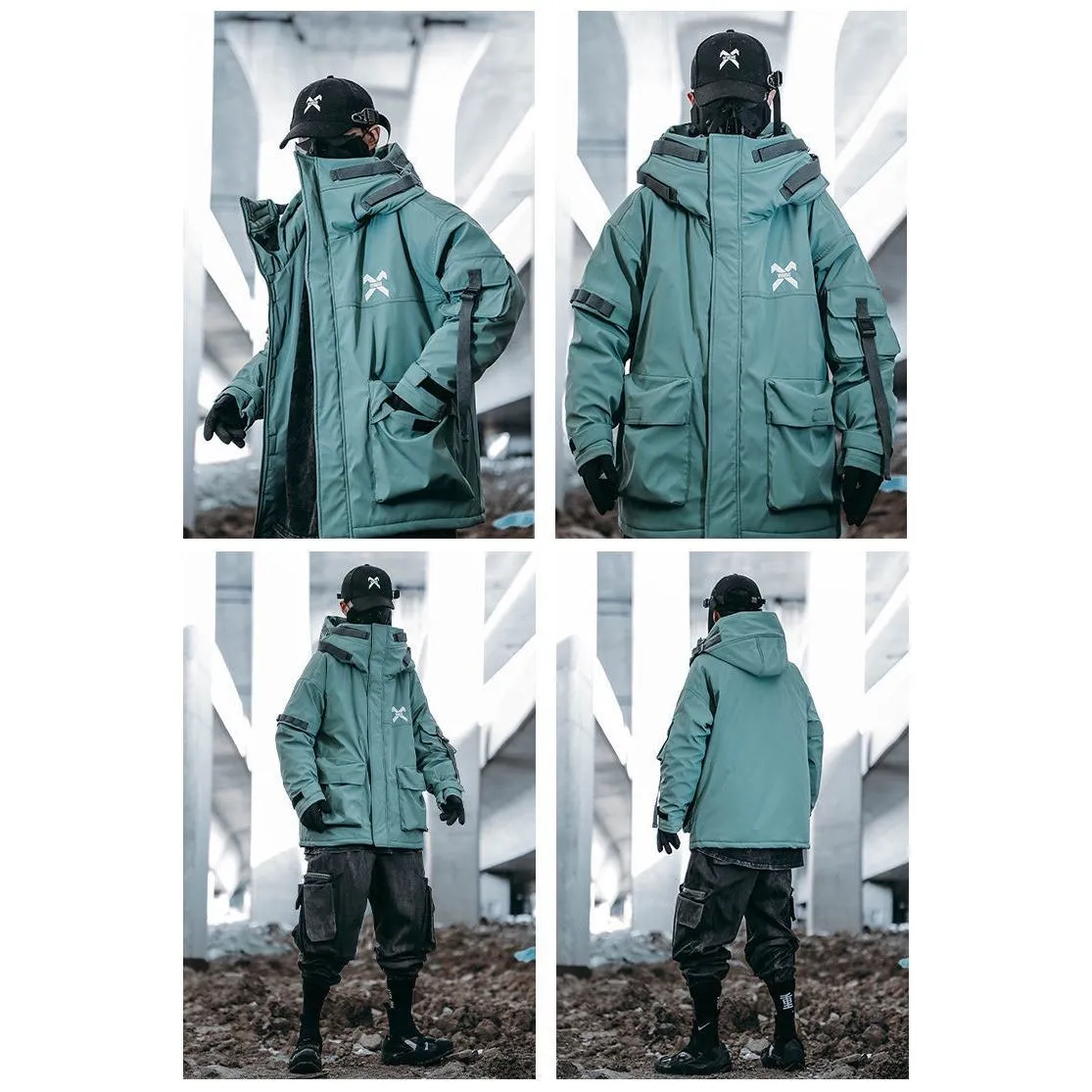 Ski Jacket 3 In 1 Waterproof Loose Fit Parka