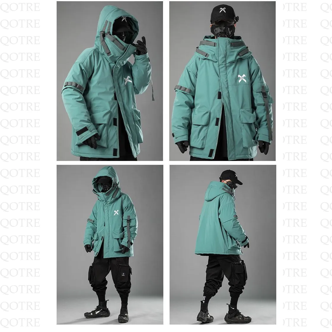 Ski Jacket 3 In 1 Waterproof Loose Fit Parka