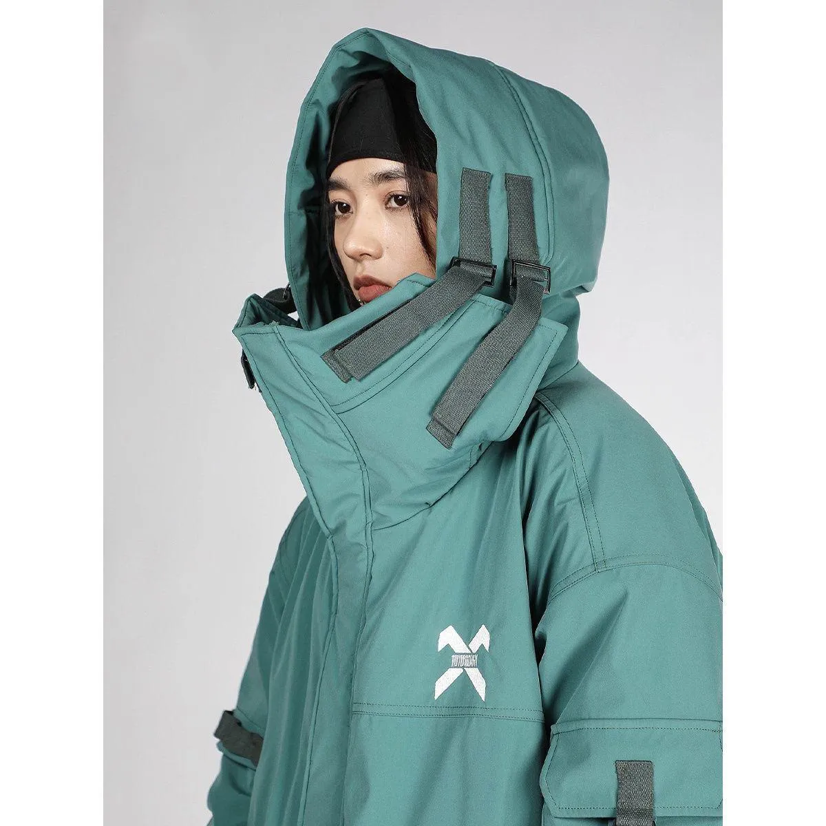 Ski Jacket 3 In 1 Waterproof Loose Fit Parka