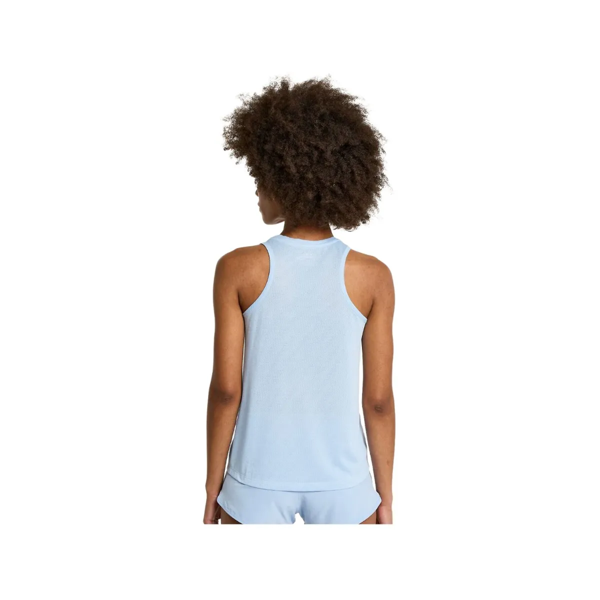 Sleeveless Shirt Saucony Stopwatch Light Blue Women