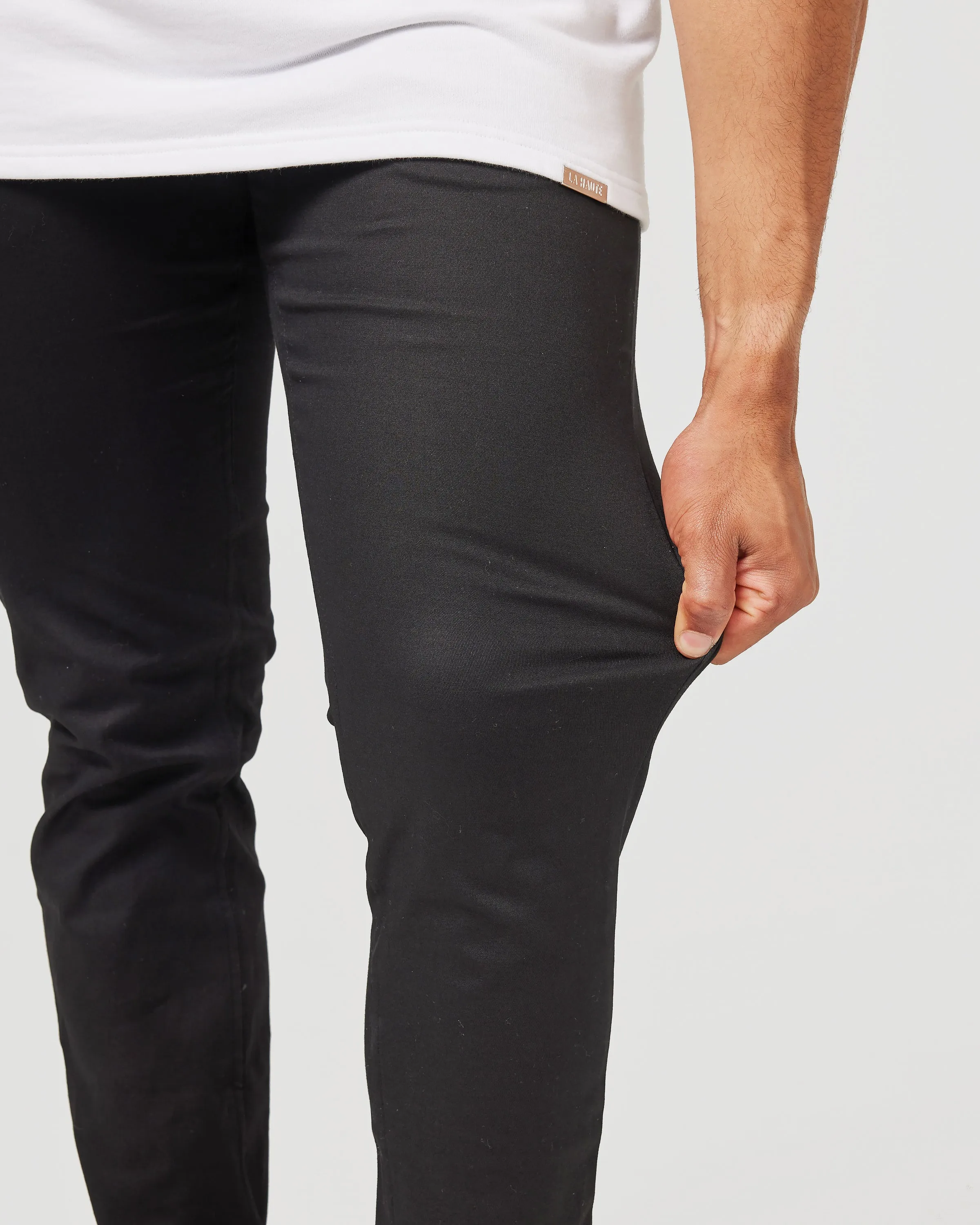 Slim Fit Chino - Black