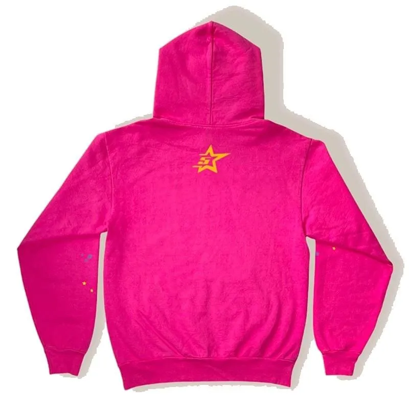 Sp5der - P*nk Hoodie - Hot Pink