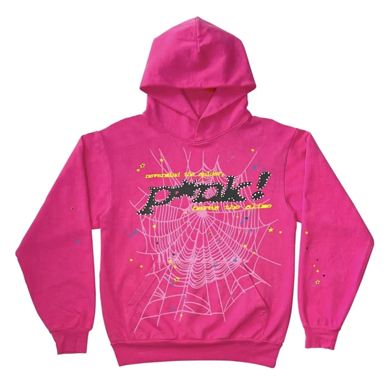 Sp5der - P*nk Hoodie - Hot Pink