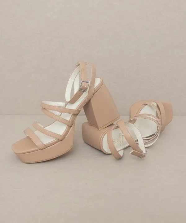 Talia - Strappy platform heel