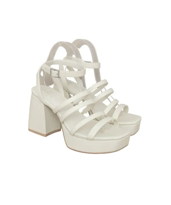 Talia - Strappy platform heel