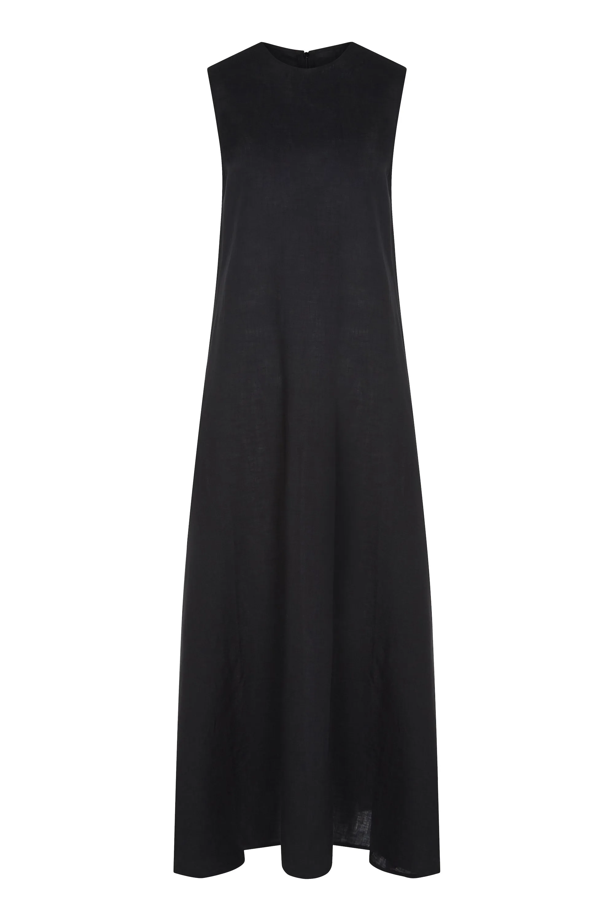 Tallin Maxi Dress Black Linen