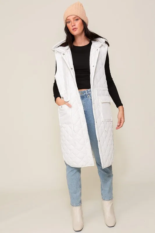 TEEK - Oversized Quilted Midi Jacket