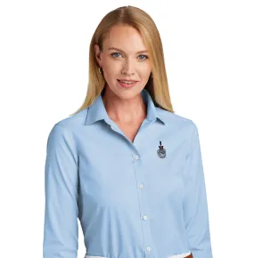 The Citadel, Spike Logo,  Brooks Brothers® Women’s Wrinkle-Free Stretch Pinpoint Shirt