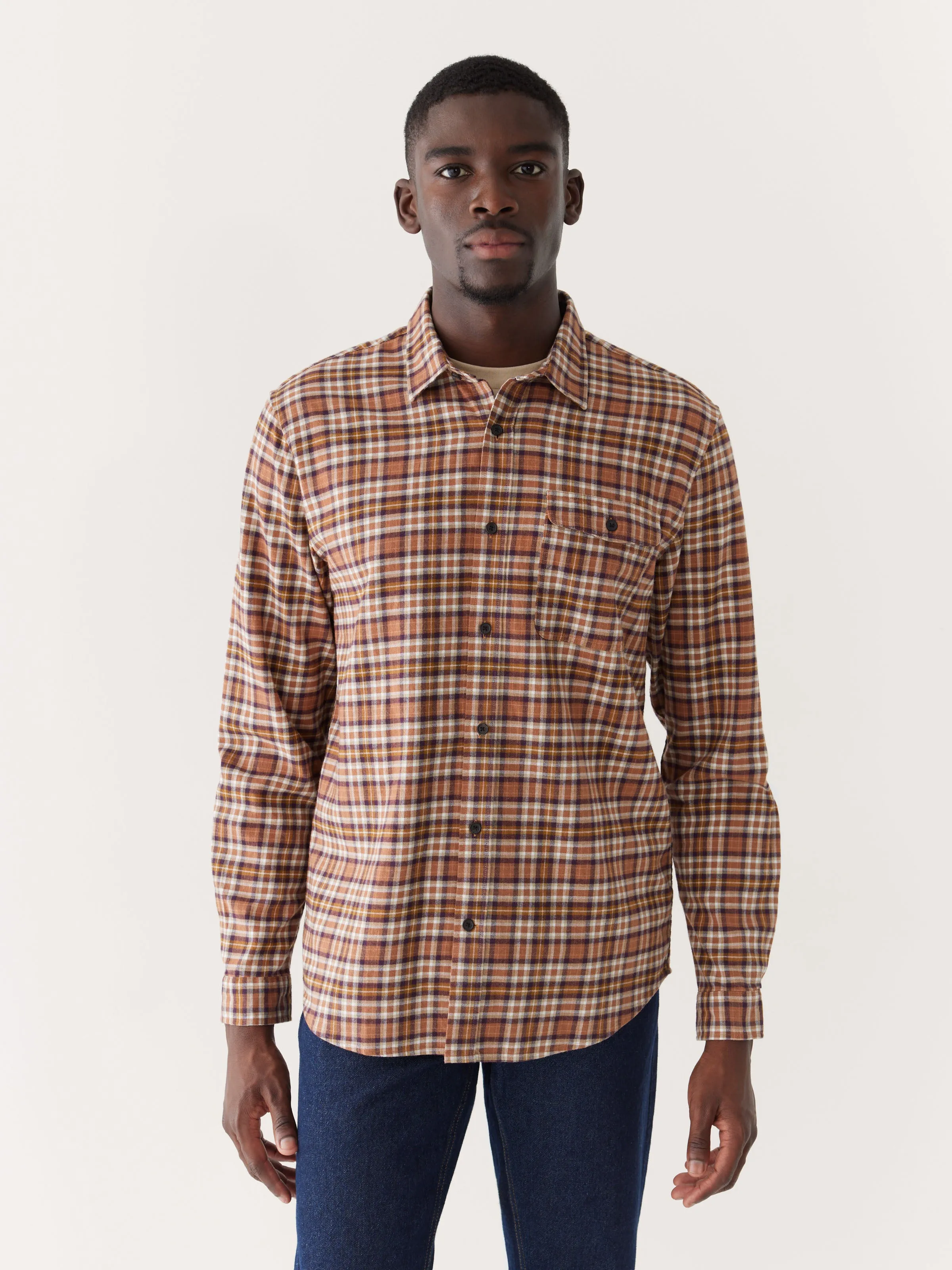 The Kapok Flannel Shirt in Russet