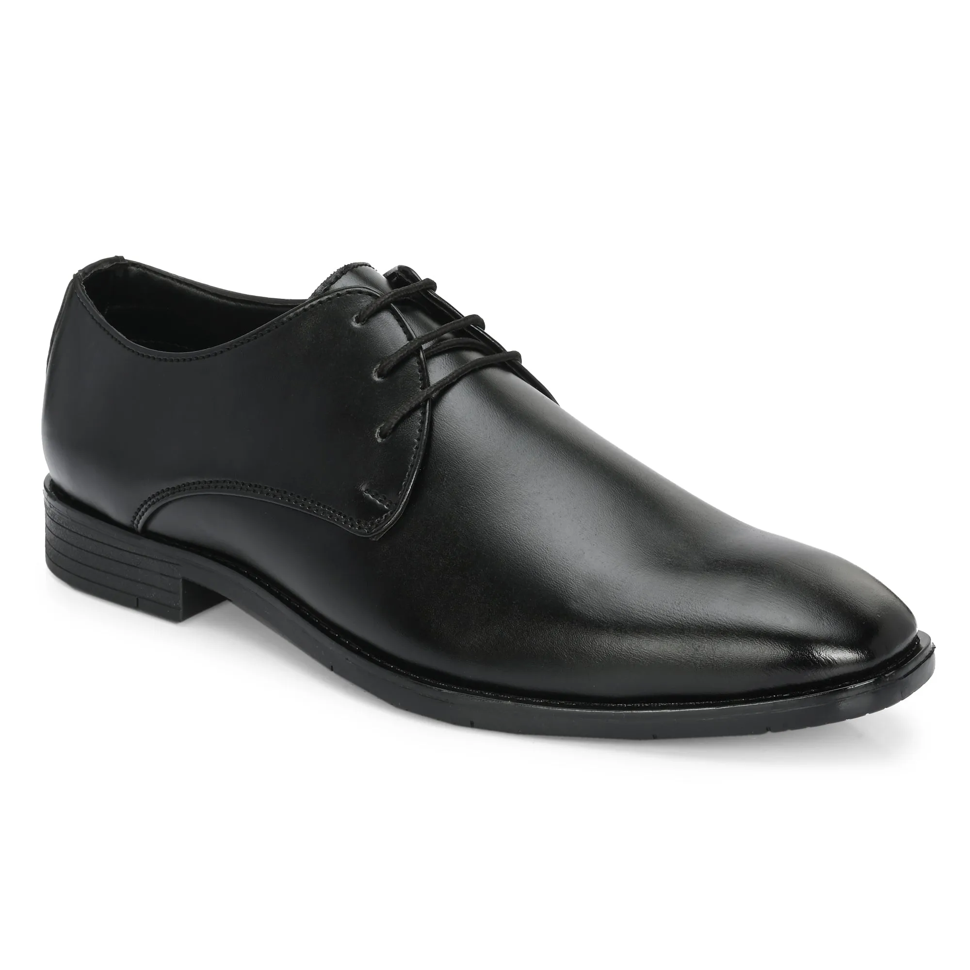 Toro Blu Men's Leather Formal Wrinkle Free Shoes