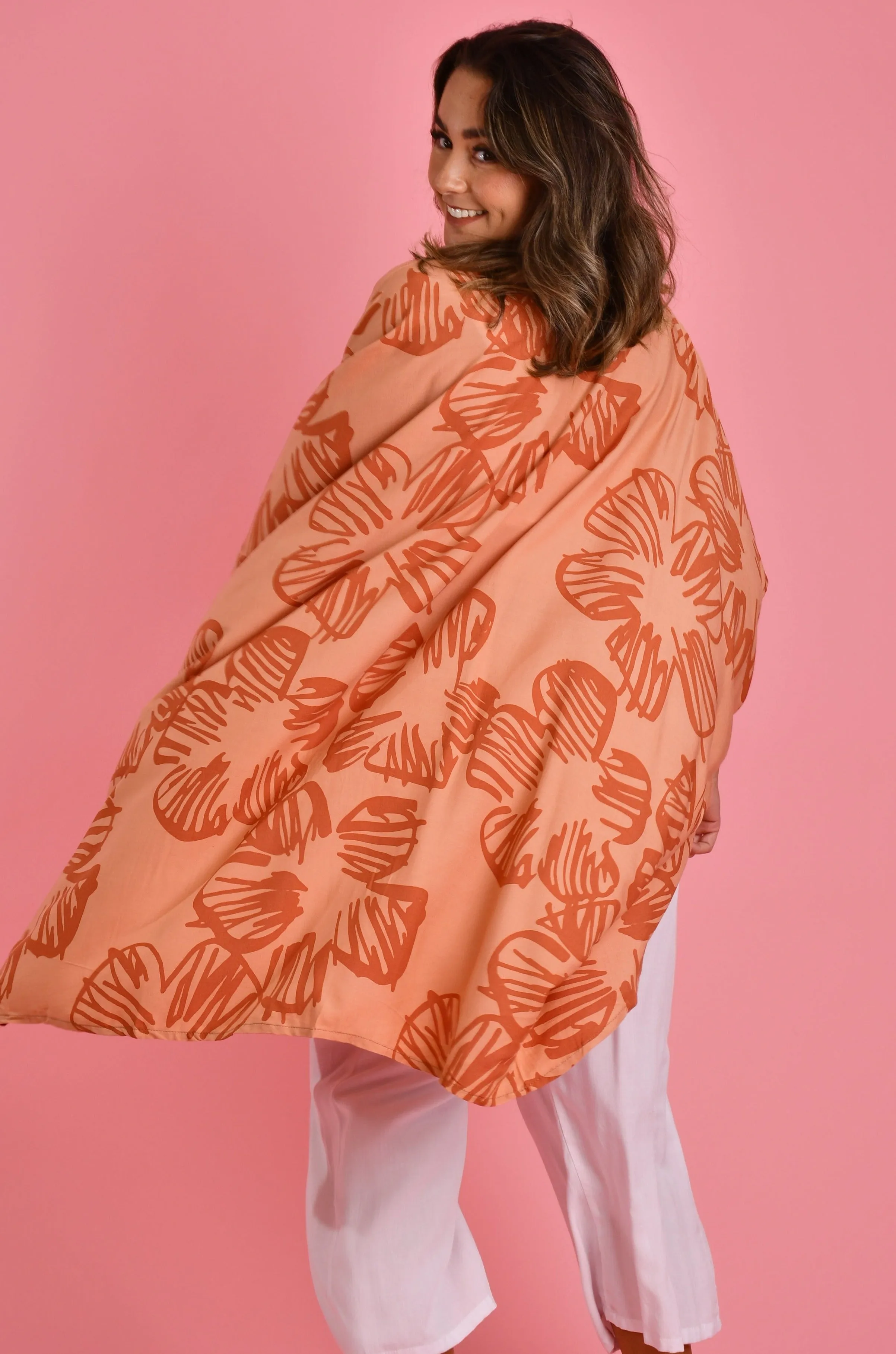 VBLT101 - ARKARRA CAPE - AUTUMN VIBES SALMON